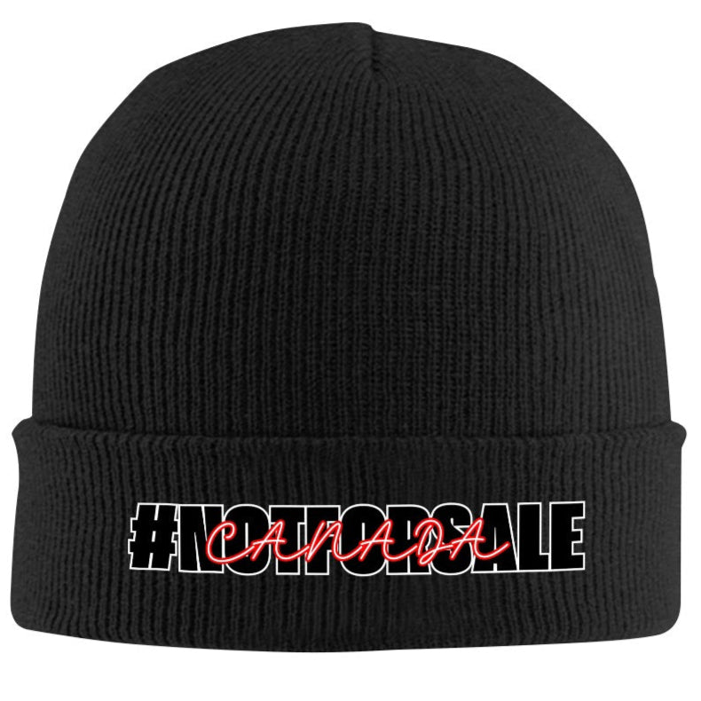 Canada is #NOTFORSALE - Cozy Acrylic Knit Toque – Lightweight & Warm Winter Hat