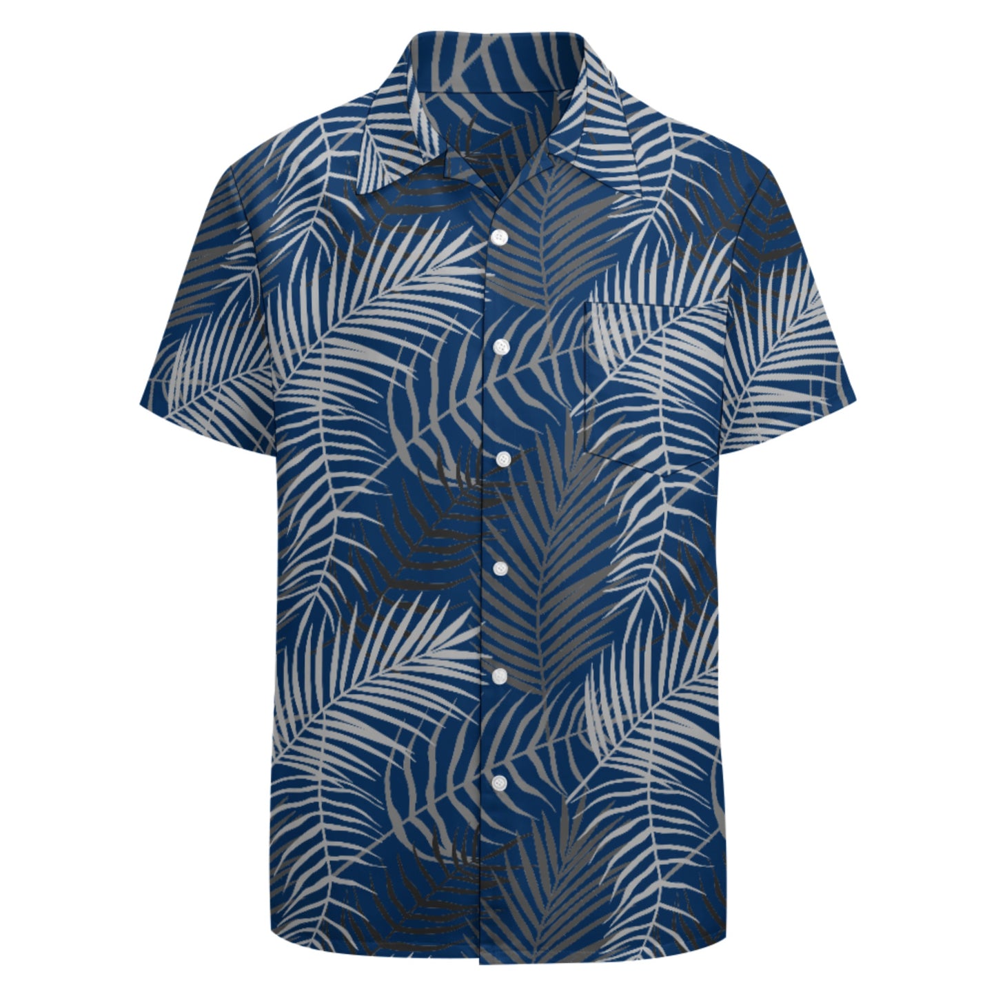 Tropical Fern Button Up Hawaiian Shirt - Perfect for your Summer Getaway!