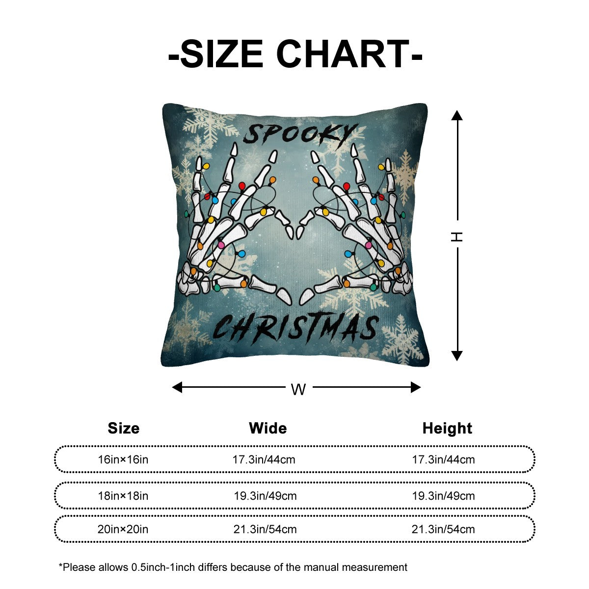 Corduroy Throw Pillow Covers with Core (Double-Sided Design)