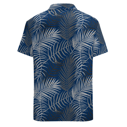 Tropical Fern Button Up Hawaiian Shirt - Perfect for your Summer Getaway!