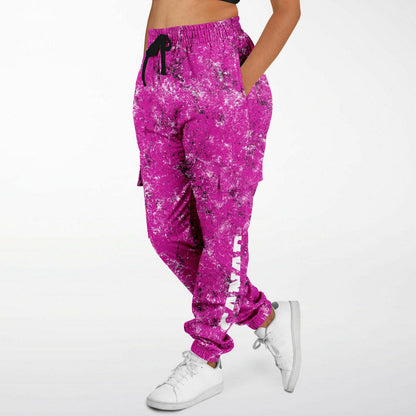 MAGENTA Canada Maple Leaf Grunge - Cargo Sweatpants