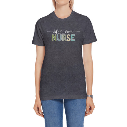 Wife Mom Nurse - Premium Jersey T-Shirt