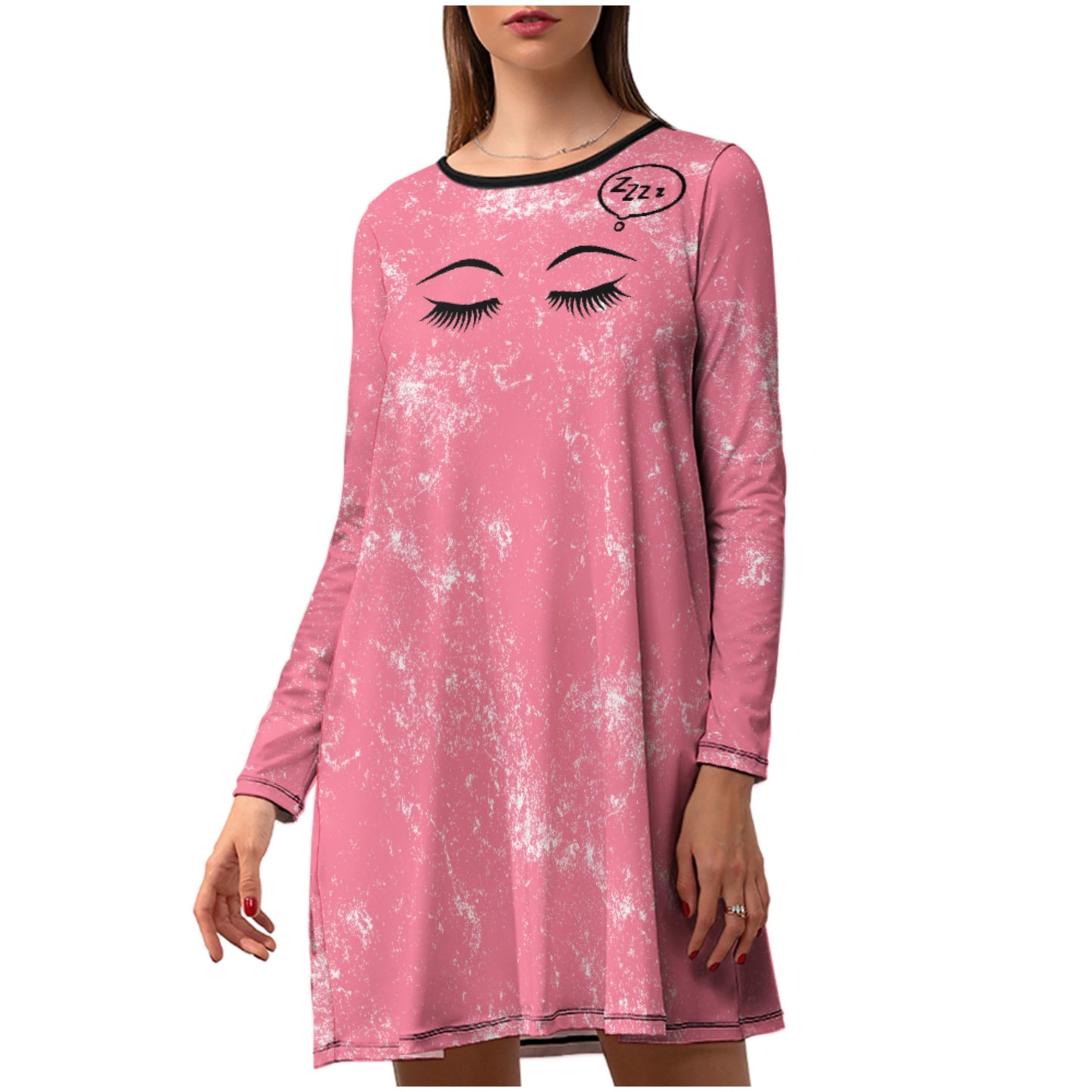 Women's Long Sleeve Nightshirt - Many Designs to Choose From