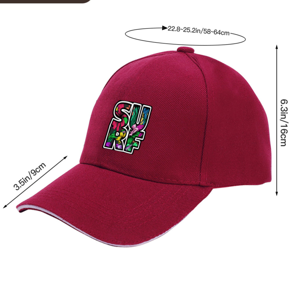 Beautiful SURF Durable Baseball Cap – Adjustable, Lightweight, and Built for Outdoors