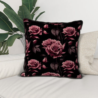 Velvet Bordered Pillow Covers (Double-Sided Design)