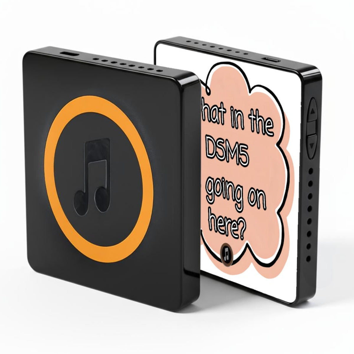 What in the DSM5 is going on here? | Musical Fridge Magnet - Peach