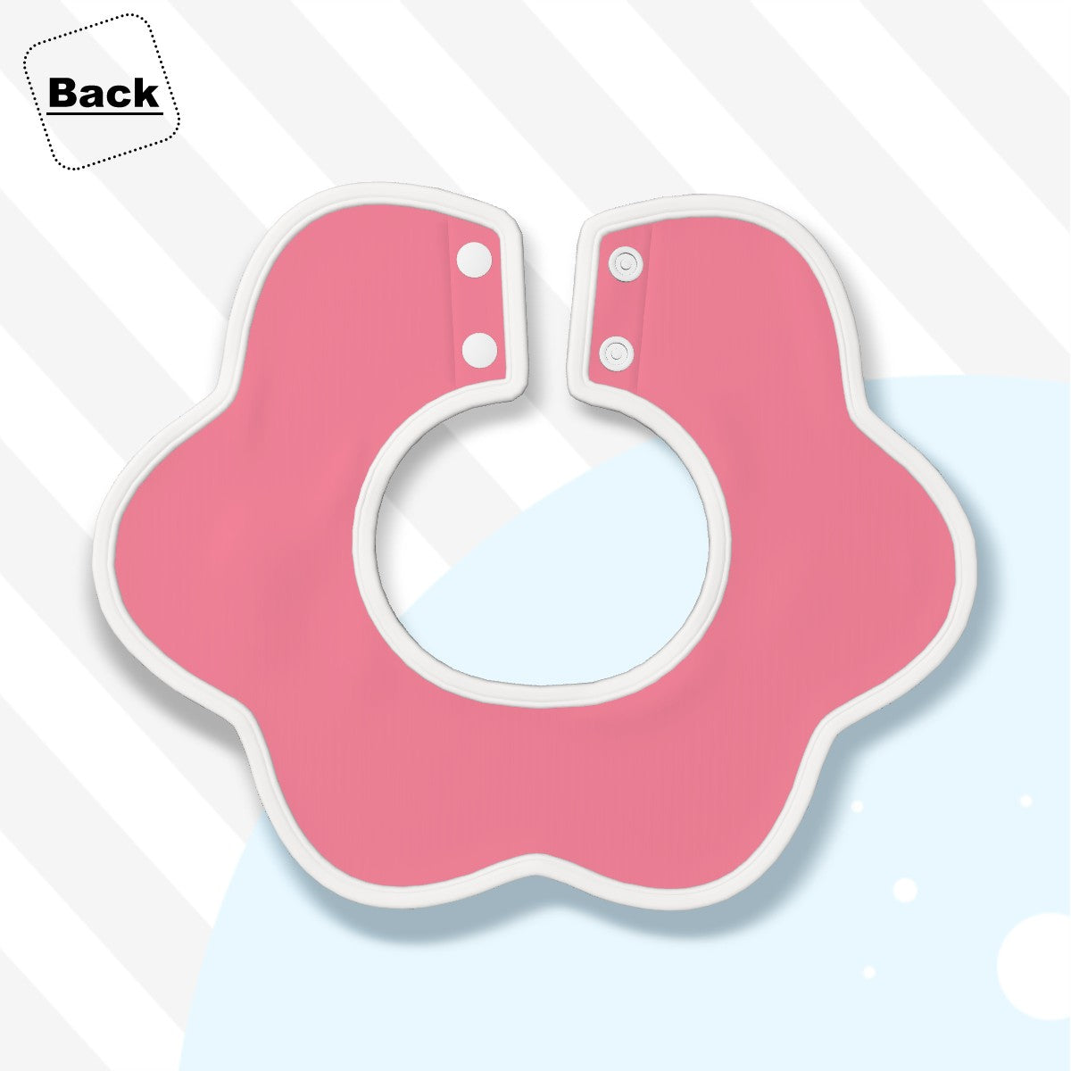 BOHO Festive - Soft Petal-Shaped Reversible Baby Bib – Cotton Comfort for Little Ones