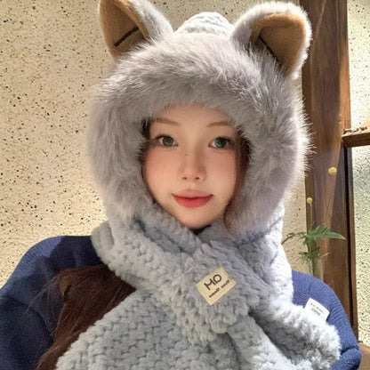 Furry Fox Ear Hat | Cozy, Playful, and Perfect for Winter's Chilly Fun!