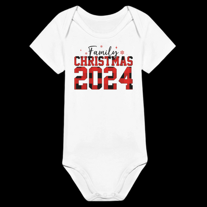 Family Christmas 2024 - Classic Baby Short Sleeve Bodysuit