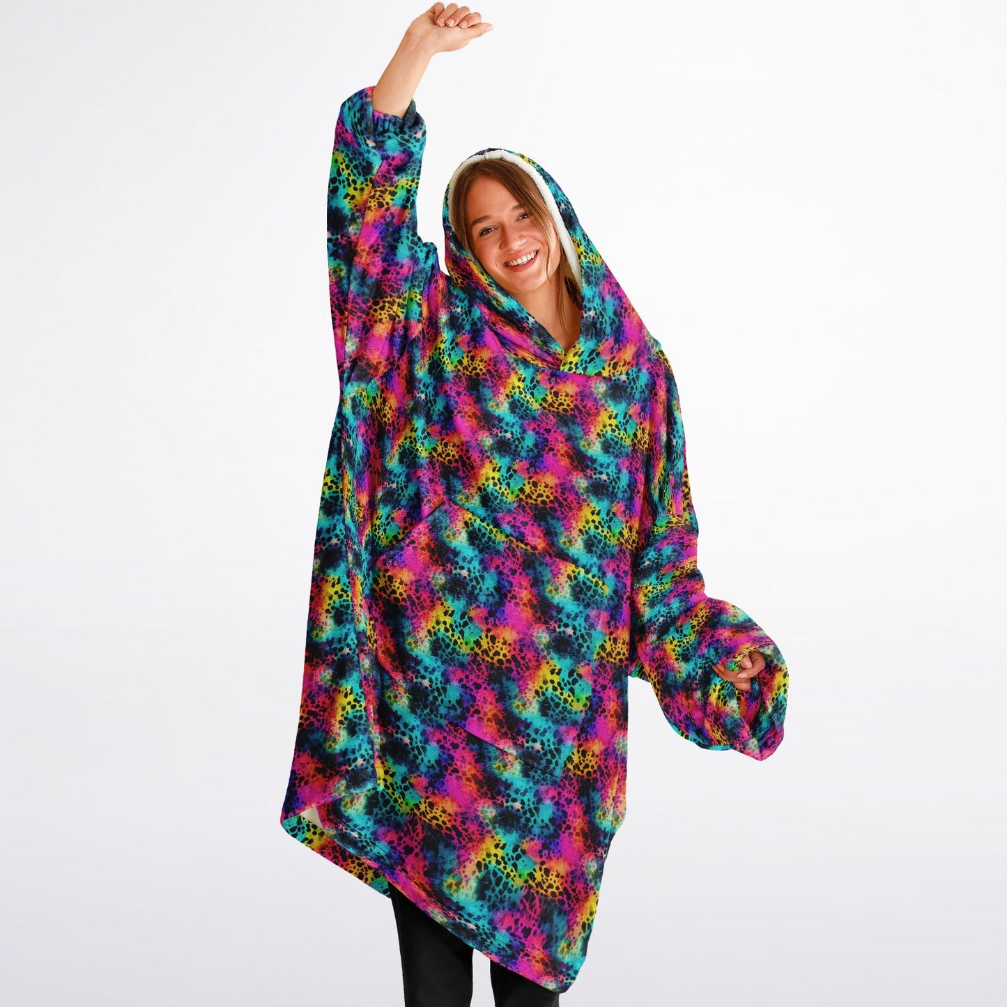 Rainbow Leopard - Snug Hoodie