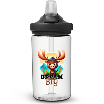 Dream Big Moose Water Bottle by CamelBak Eddy®+ Kids - 14oz Water Bottle