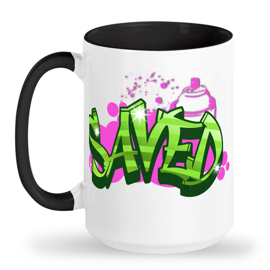 Saved Graffiti 15oz Ceramic Mug