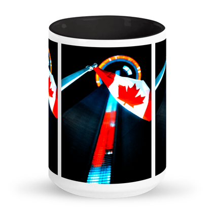 Canada Day at CN Tower Ontario - 2-Tone 15oz Ceramic Mug