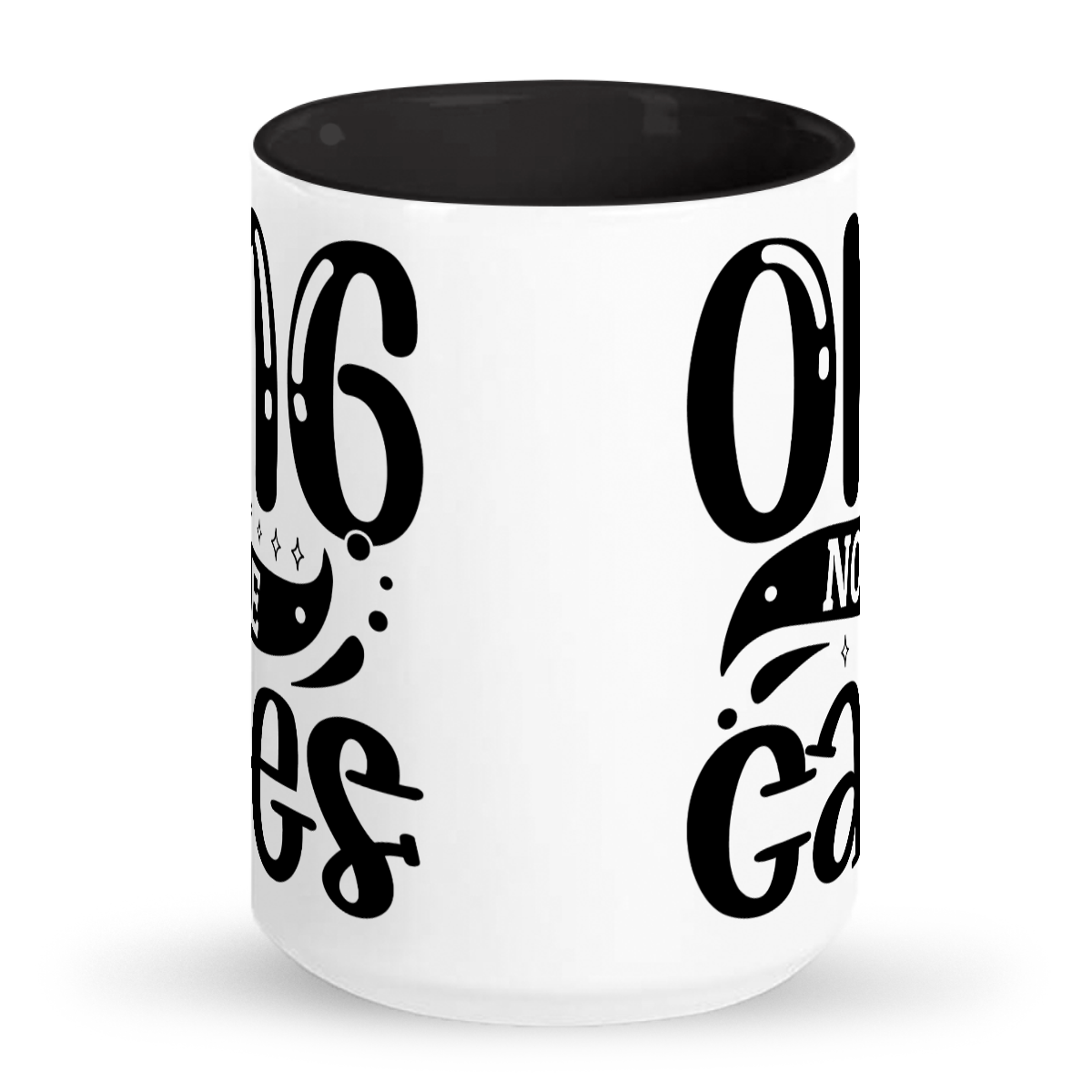 OMG No One Cares - 15 oz 2-Toned Ceramic Mug