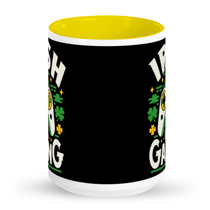 Irish I Was Gaming 15 oz Ceramic Mug - St. Patrick's Day Fun