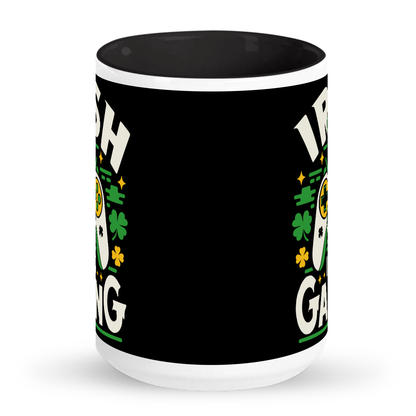 Irish I Was Gaming 15 oz Ceramic Mug - St. Patrick's Day Fun