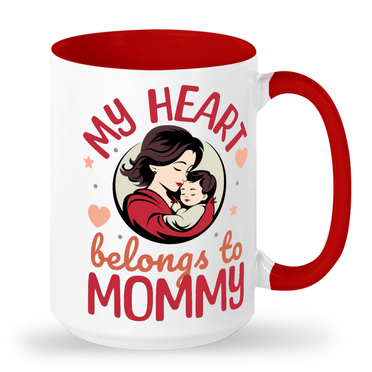 Son - My Heart Belongs to Mommy - 15oz Ceramic Mug