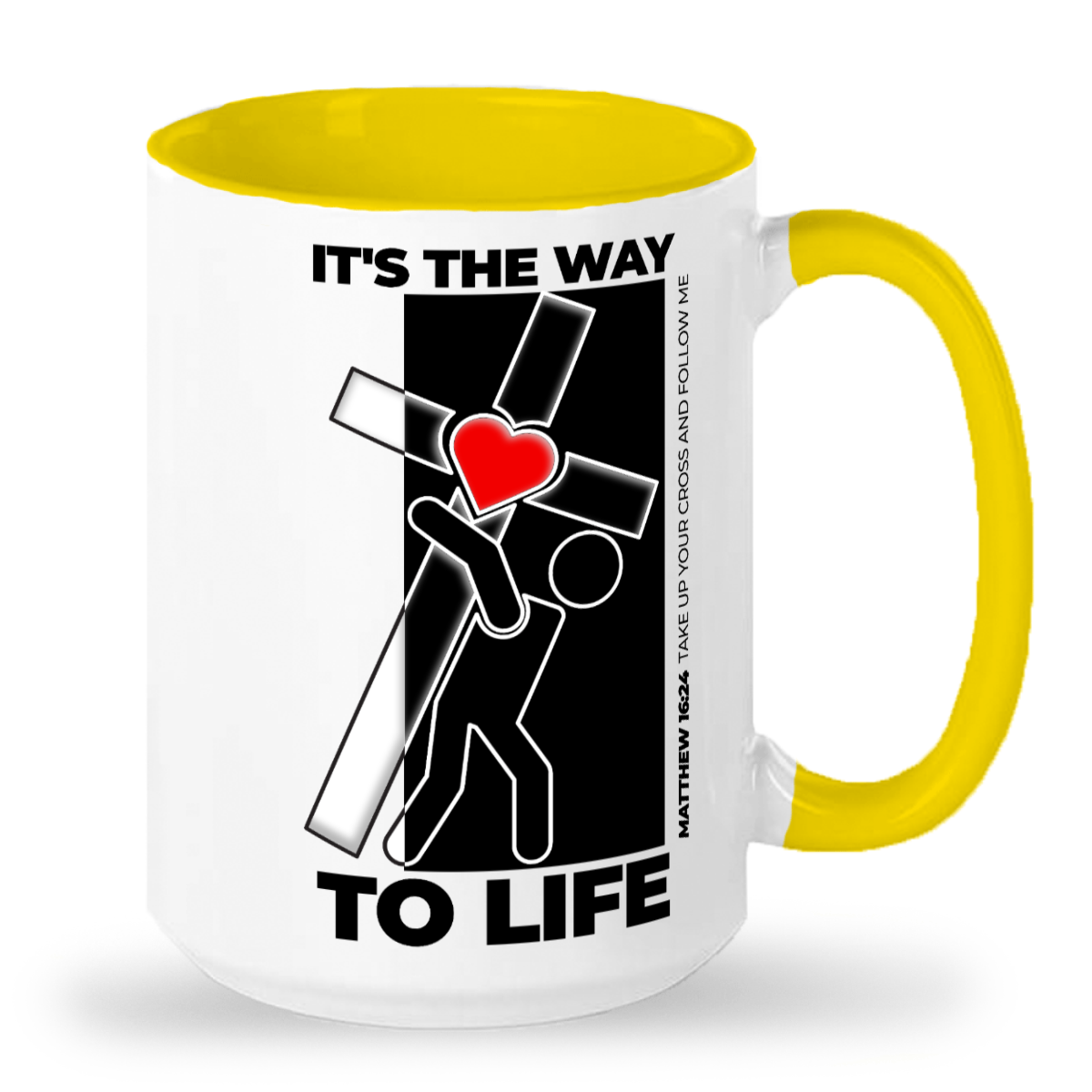 It's The Way To Life - 15 oz 2-Toned Ceramic Mug