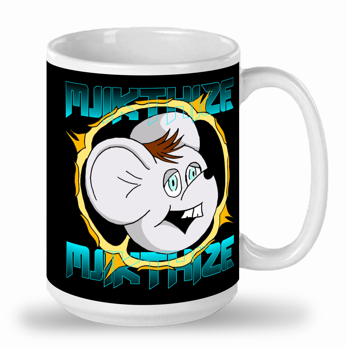 MjikThize Thru & Thru 2-Toned 15oz Ceramic Mug