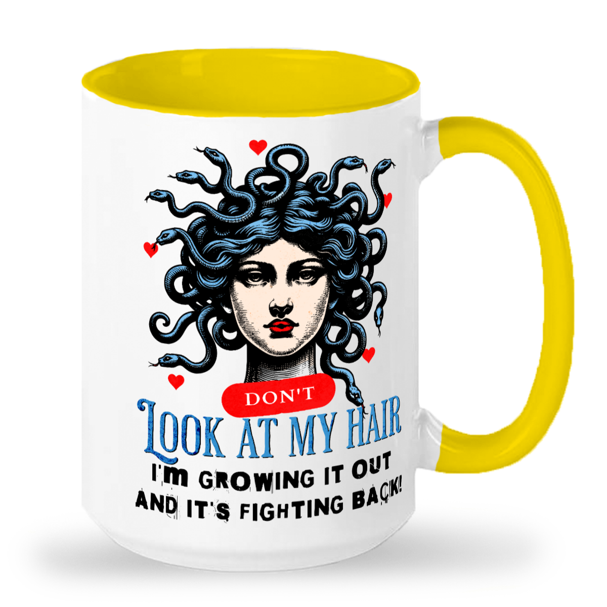 Growing My Hair Out - 15oz Ceramic Mug