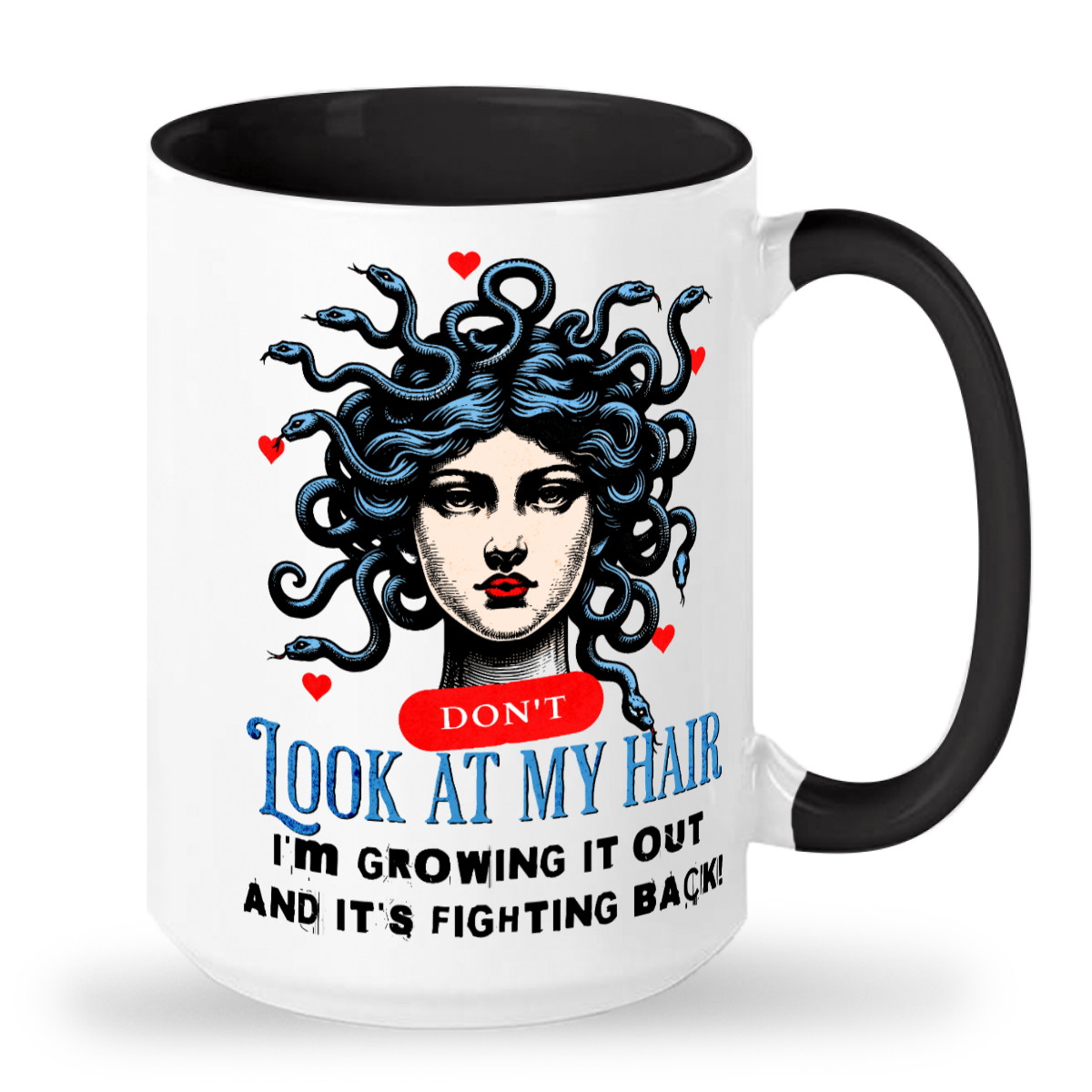 Growing My Hair Out - 15oz Ceramic Mug