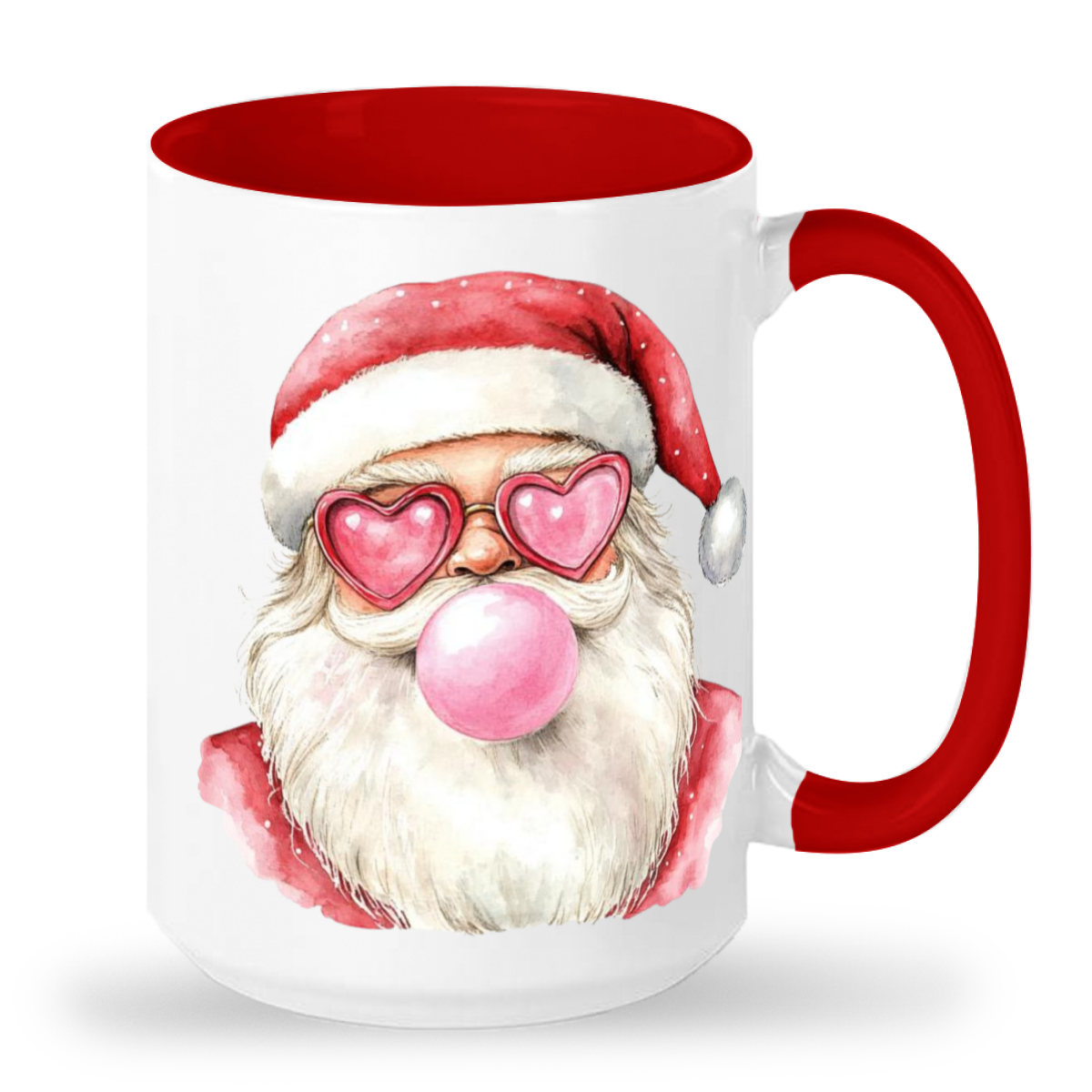 Retro Santa Groovin' 15oz Glossy Ceramic Mug