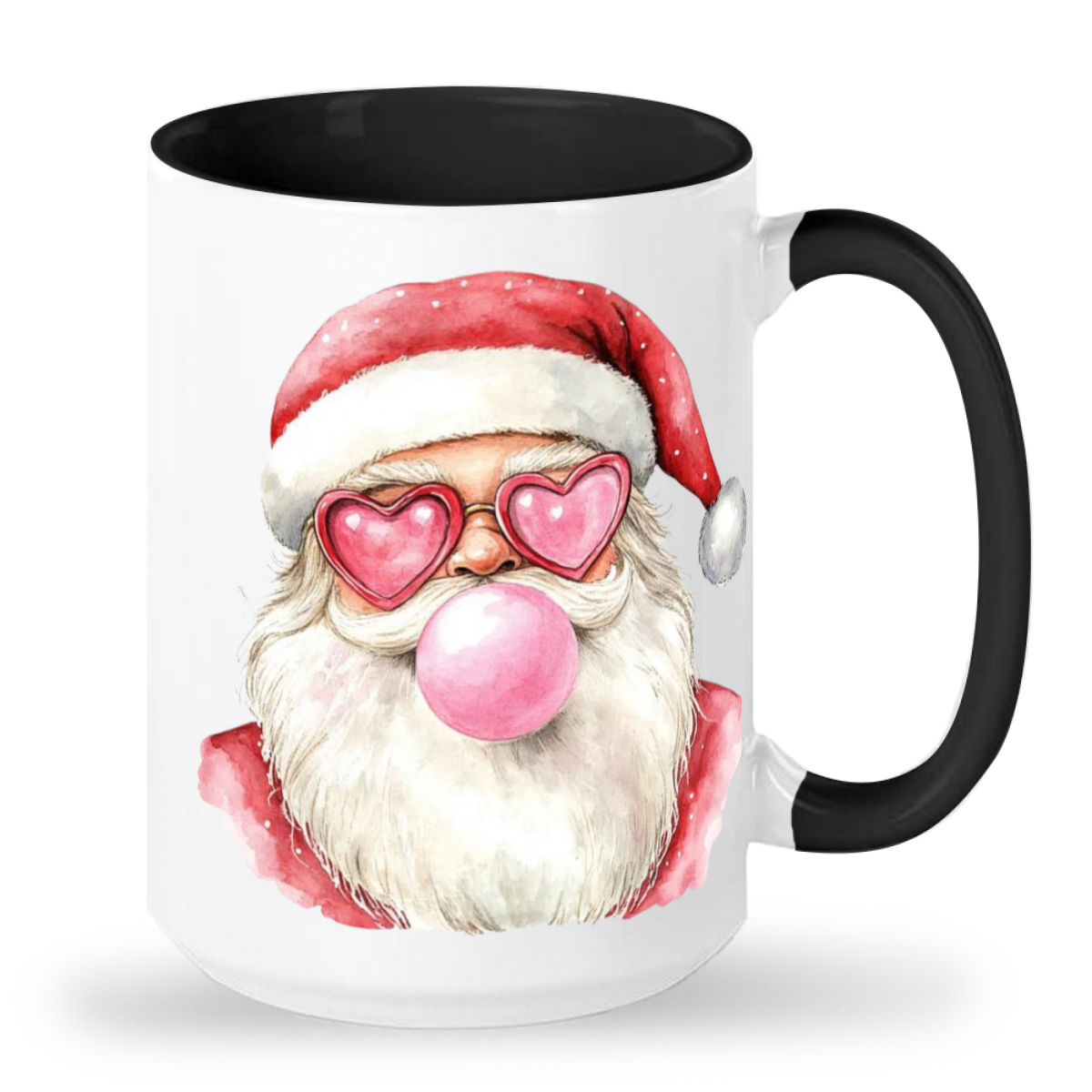 Retro Santa Groovin' 15oz Glossy Ceramic Mug