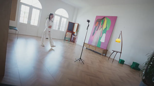 Dual-Light Auto Face Tracking Tripod | 64" 360° Selfie Stick & Stabilizer w/Remote – Aluminum Quad Stand – Pro Creator Gear