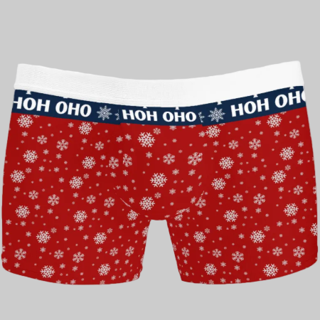 HO HO HO | Men’s Wintertime Boxer Briefs – Everyday Comfort