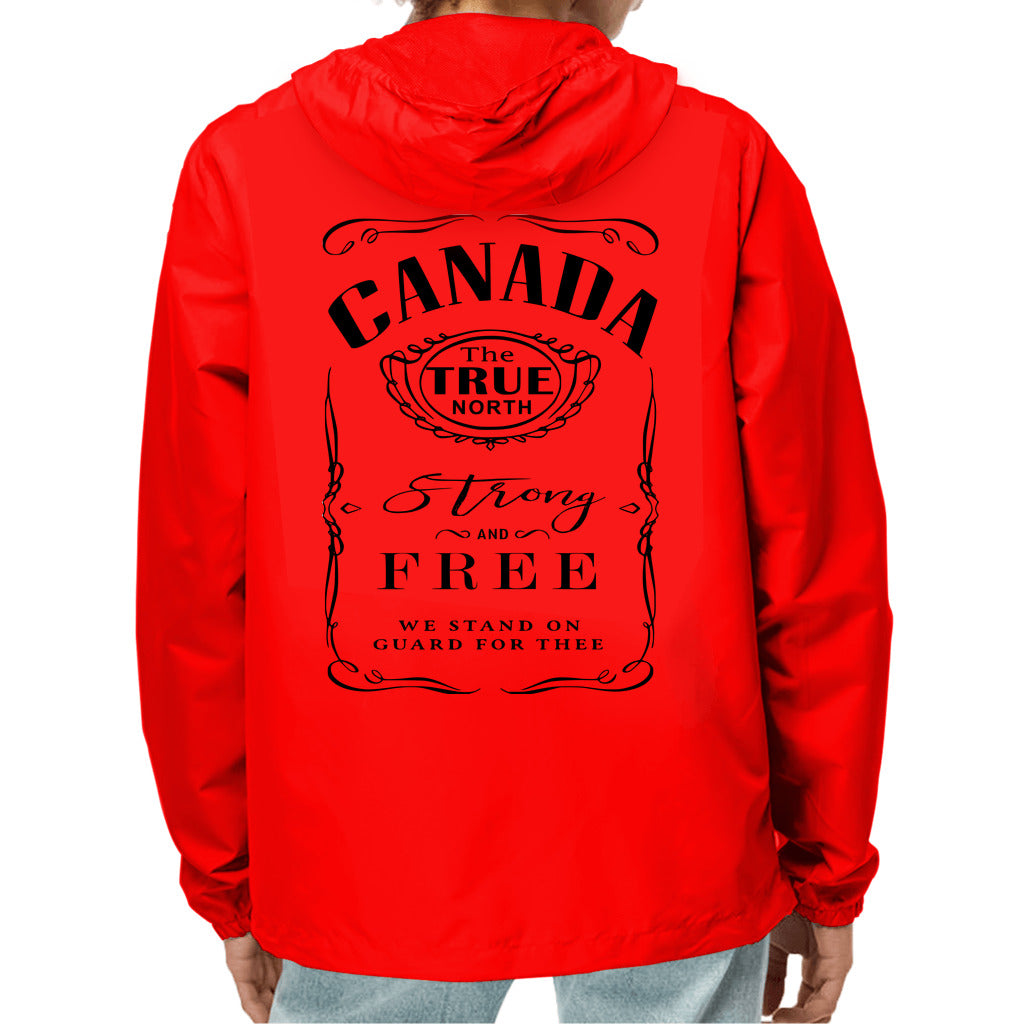 O Canada - Unisex Lightweight Windbreaker Full-Zip Canadian Maple Leaf Jacket