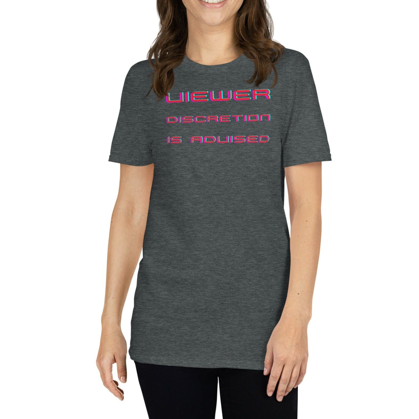 Viewer Discretion is Advised - Funny TV Short-Sleeve Unisex T-Shirt