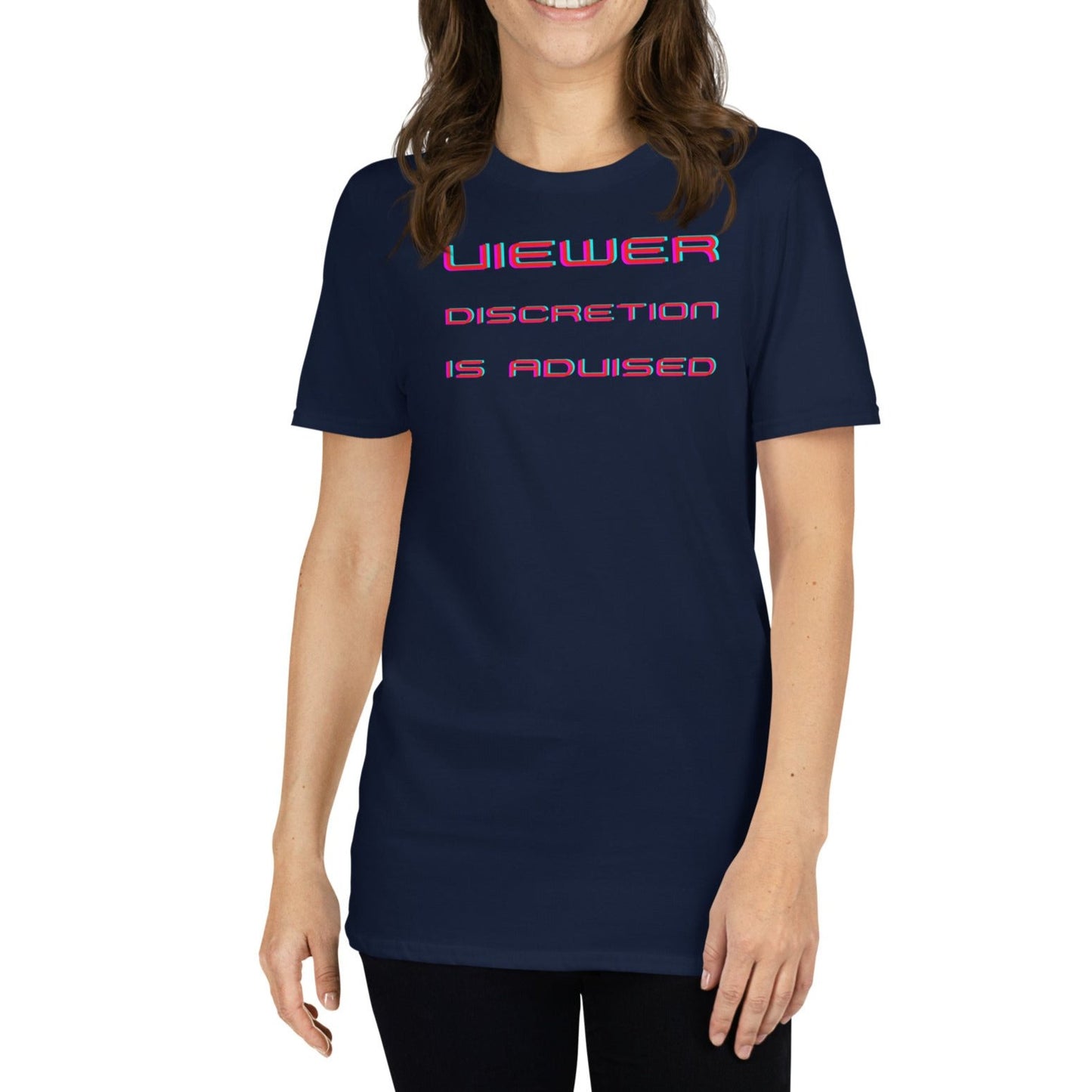 Viewer Discretion is Advised - Funny TV Short-Sleeve Unisex T-Shirt