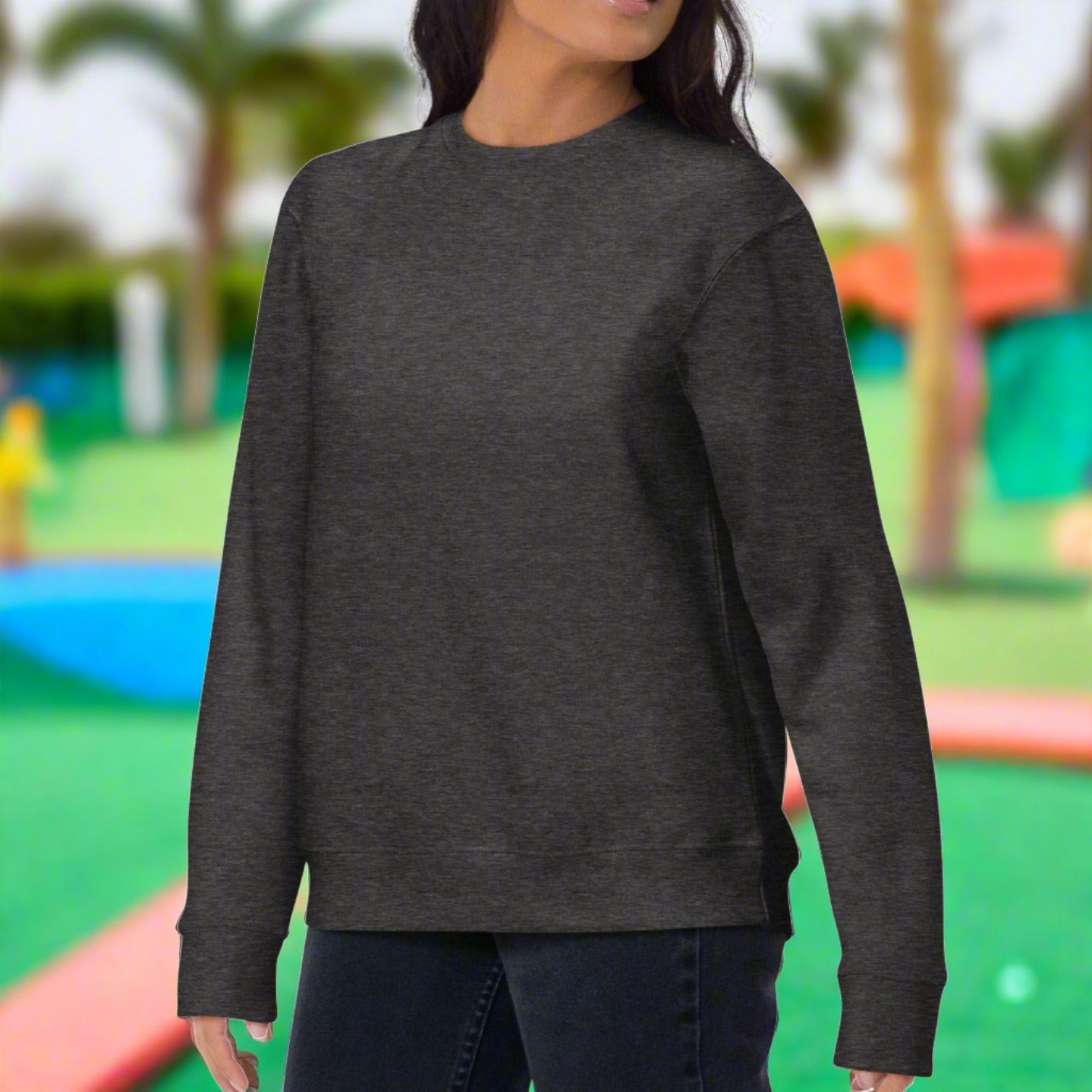 Born to Golf Forced to Work - Unisex Premium Sweatshirt