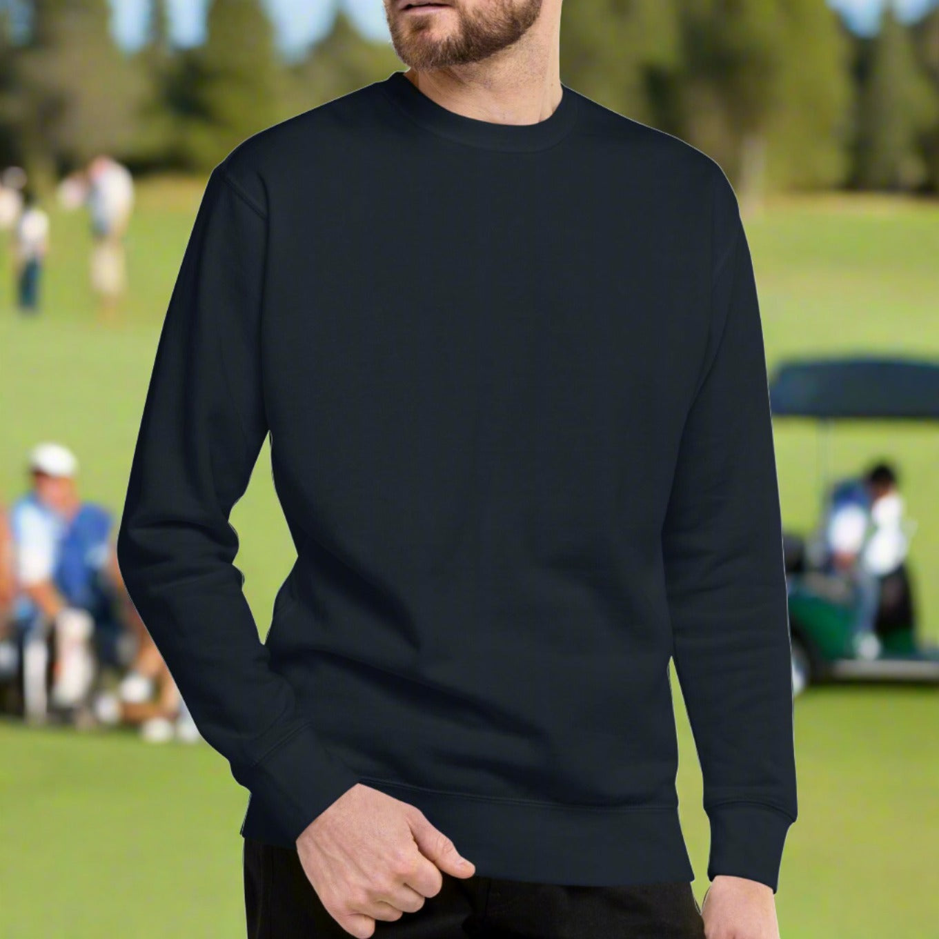 Born to Golf Forced to Work - Unisex Premium Sweatshirt