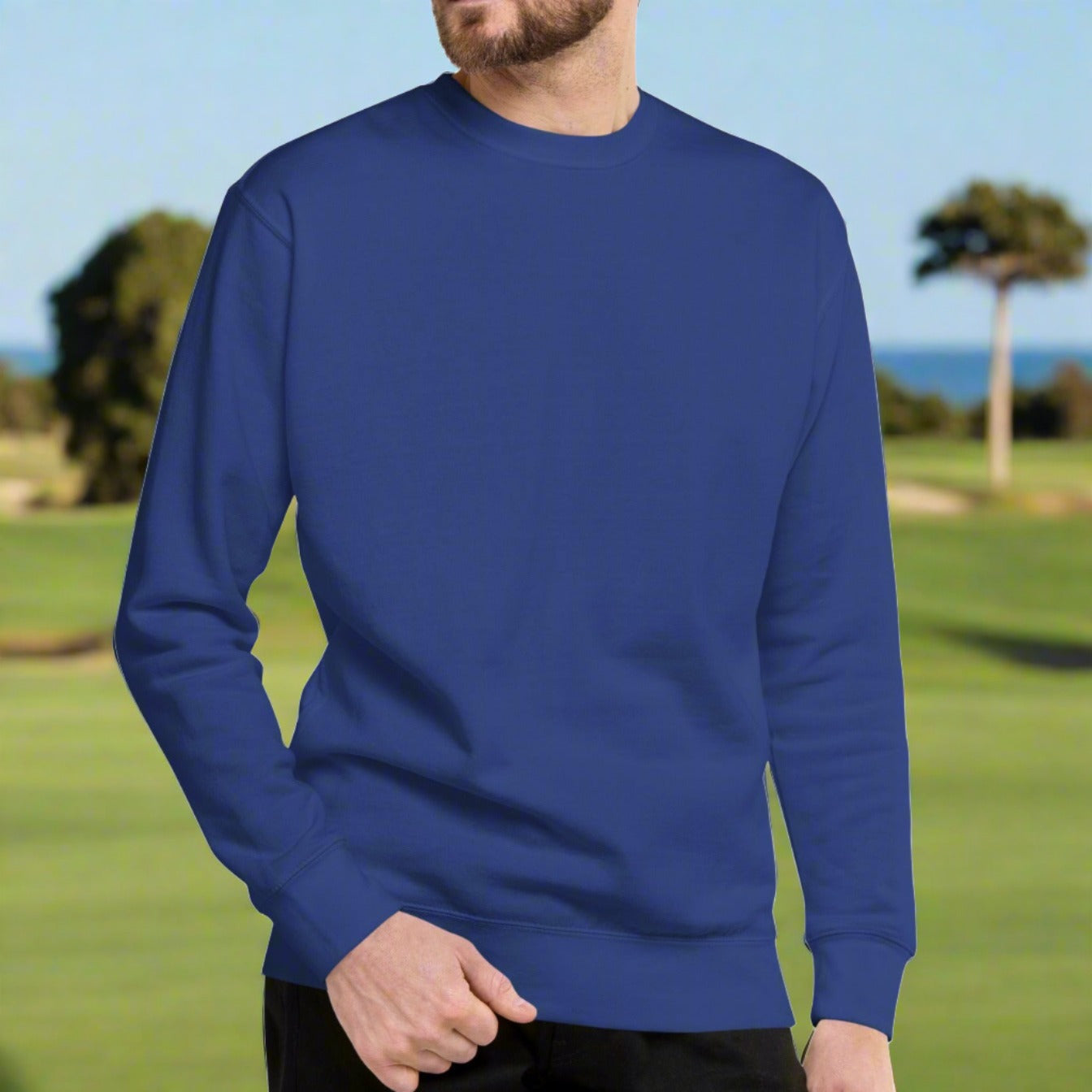 Born to Golf Forced to Work - Unisex Premium Sweatshirt