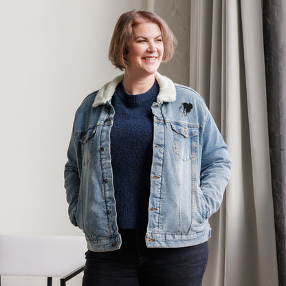 Proud Supporter of Messy Hair & Sweatpants - Unisex Denim Sherpa Jean Jacket