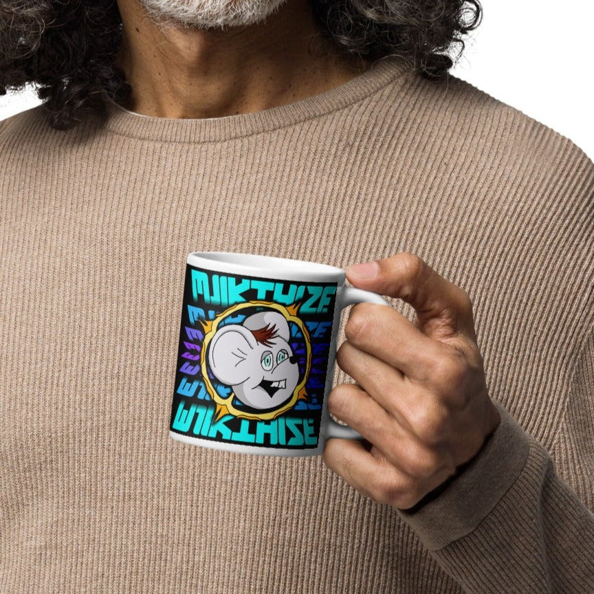 Streamer MjikThize White Glossy Ceramic Mug (11/15/20 oz)