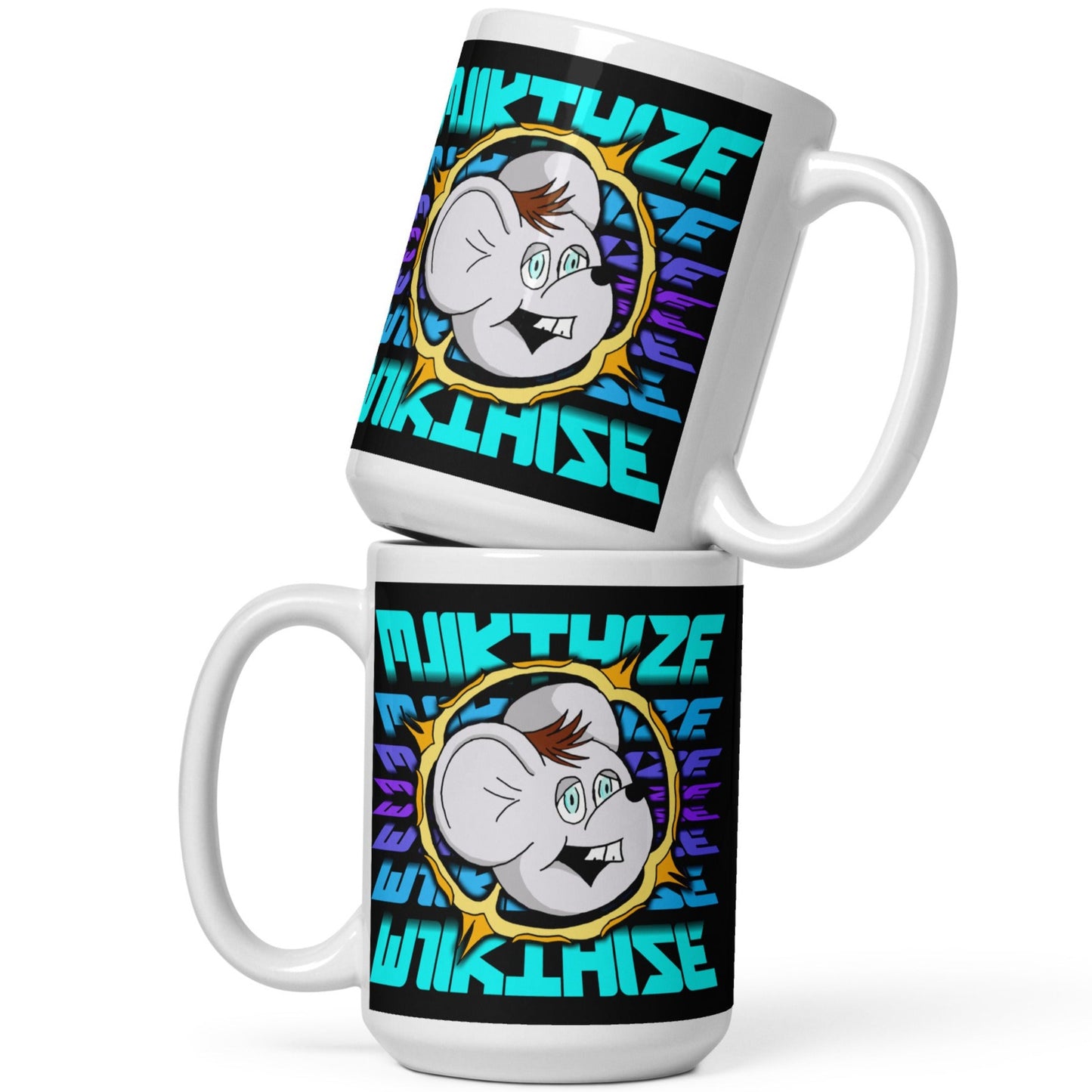 Streamer MjikThize White Glossy Ceramic Mug (11/15/20 oz)