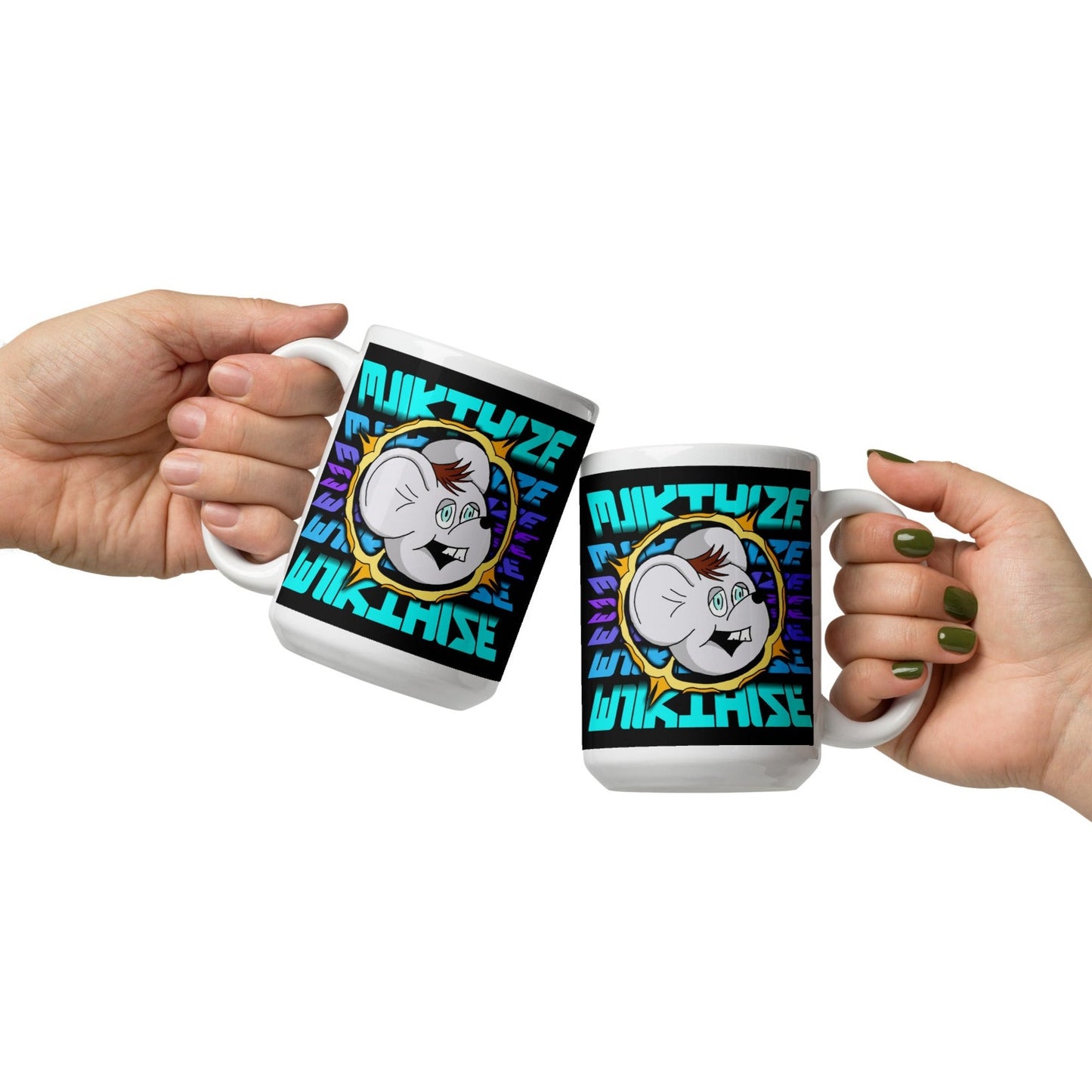 Streamer MjikThize White Glossy Ceramic Mug (11/15/20 oz)