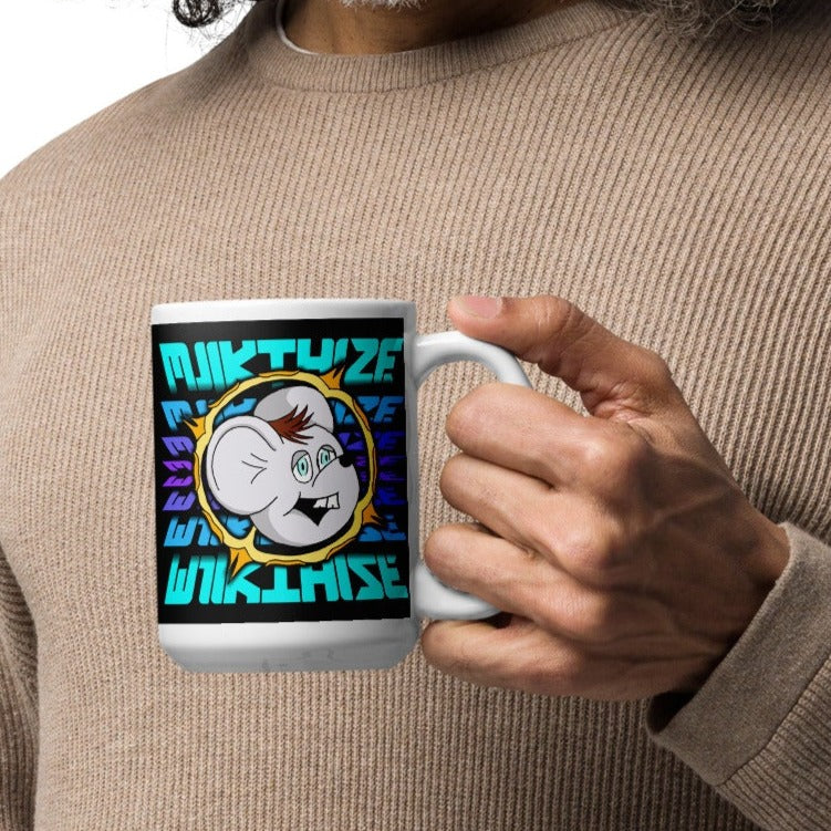 Streamer MjikThize White Glossy Ceramic Mug (11/15/20 oz)