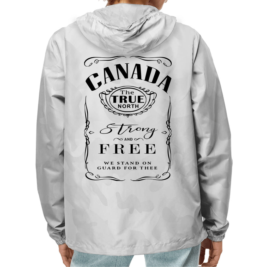 O Canada - Unisex Lightweight Windbreaker Full-Zip Canadian Maple Leaf Jacket