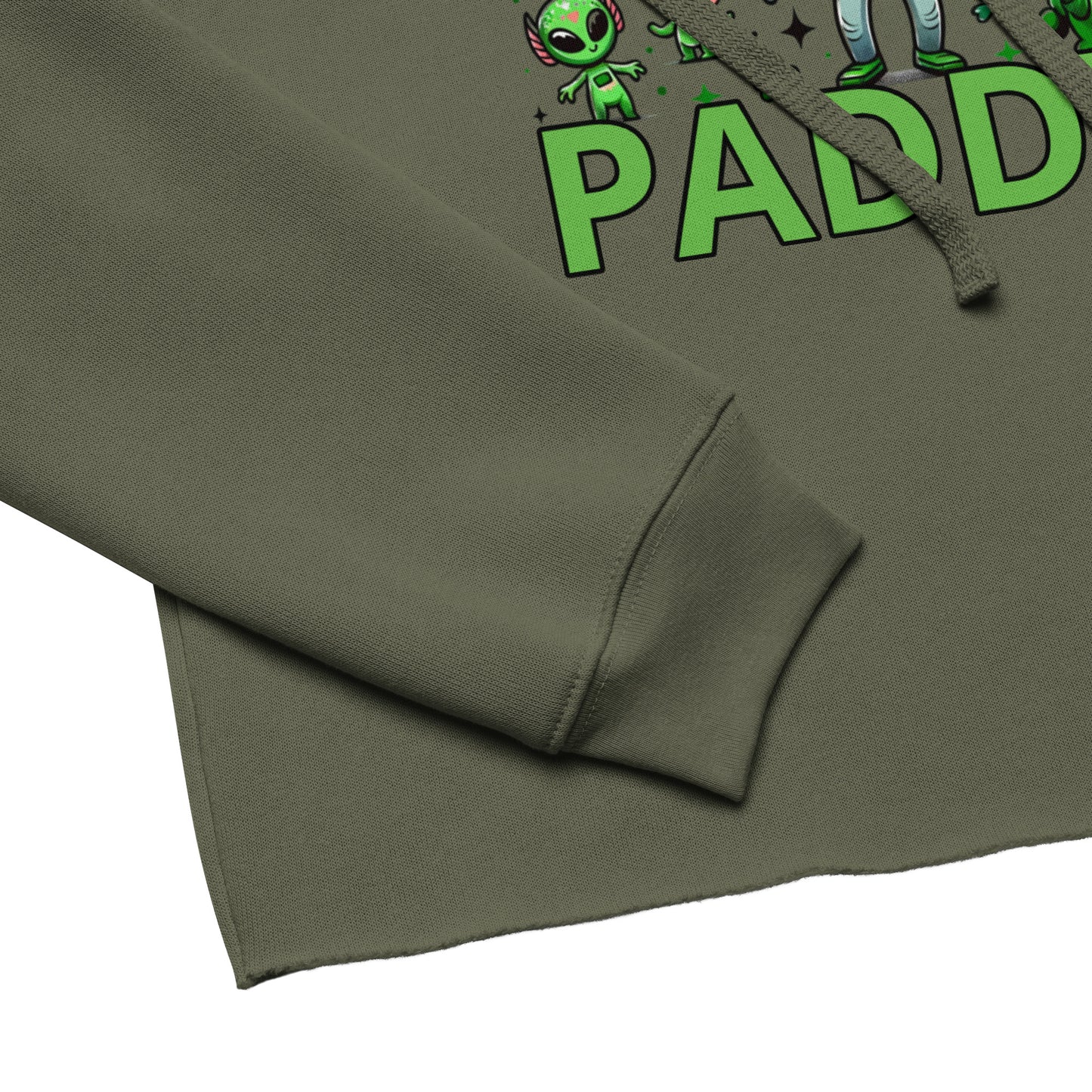 Beam Me Up Paddy! Women's Crop Hoodie - Fun St. Patrick's Day