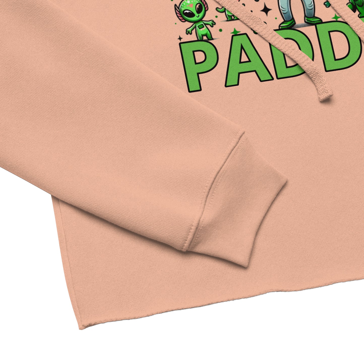 Beam Me Up Paddy! Women's Crop Hoodie - Fun St. Patrick's Day