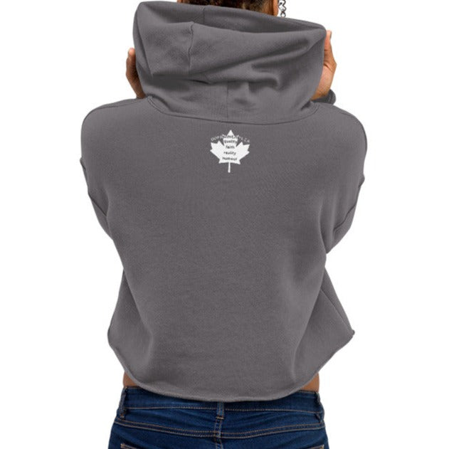 Beam Me Up Paddy! Women's Crop Hoodie - Fun St. Patrick's Day