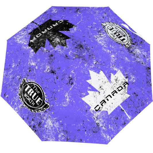 Canada Maple Leaf True North Grunge Umbrella