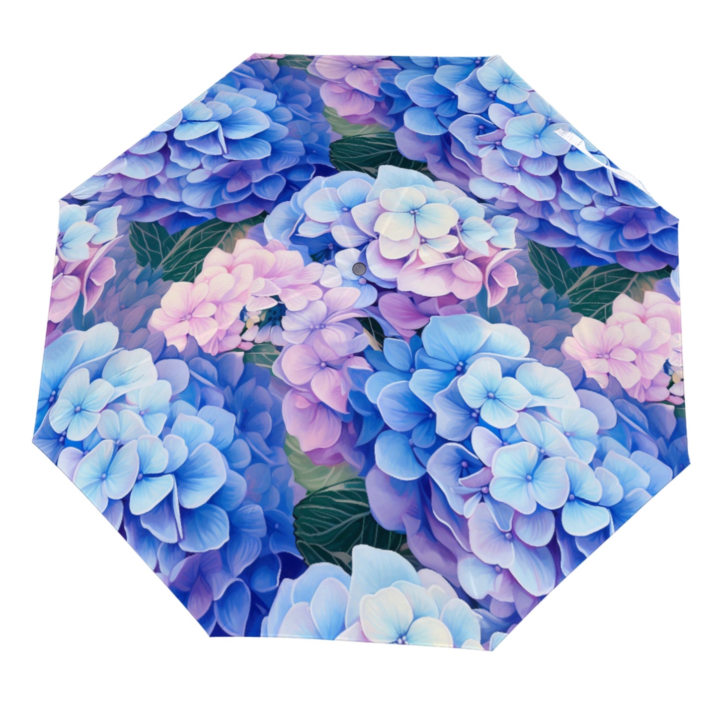 Spring Blue & Pink Hydrangeas - Umbrella