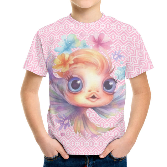 Big Fish Eyes - Pink Youth Shirt