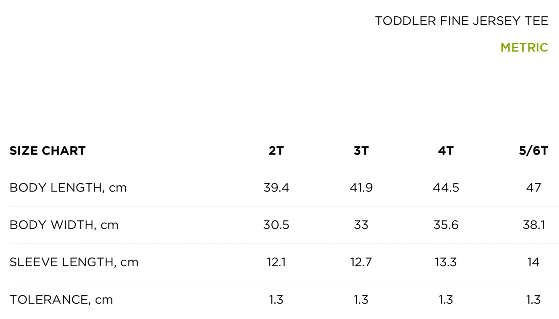 size_chart_metric