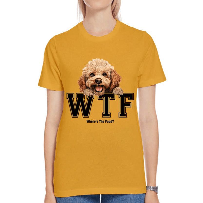 Toy Poodle WTF Where's The Food - Premium Jersey T-Shirt