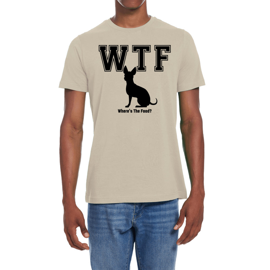 Chihuahua WTF Where's the Food - Premium Jersey T-shirt